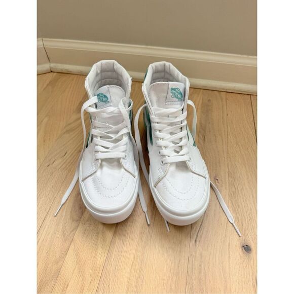 Vans Sk8-Hi Stacked Platform Mint Gradient Sneakers Shoes, Size 5 - Picture 4 of 12